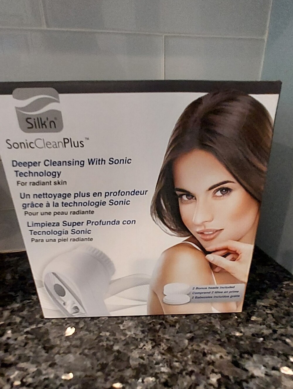 Silkn Sonic Clean Plus Deep Cleansing Brush Skin Treatment System Unused Box